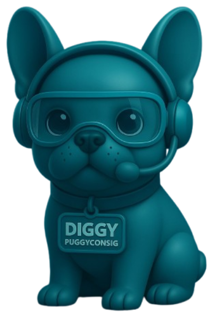 Diggy, mascote da PuggyConsig